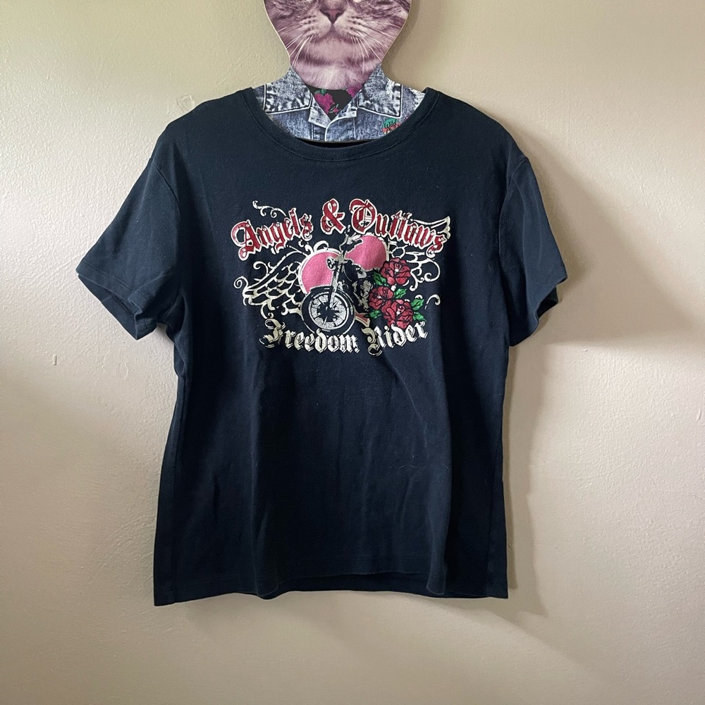 Fashion Bug Black Baby Tee